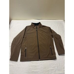 X-Force Extreme Performance Series Mens Softshell Jacket Brown Full Zip Size L